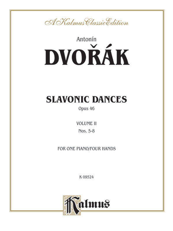 Slavonic Dances, Opus 46, Volume II Cover Image