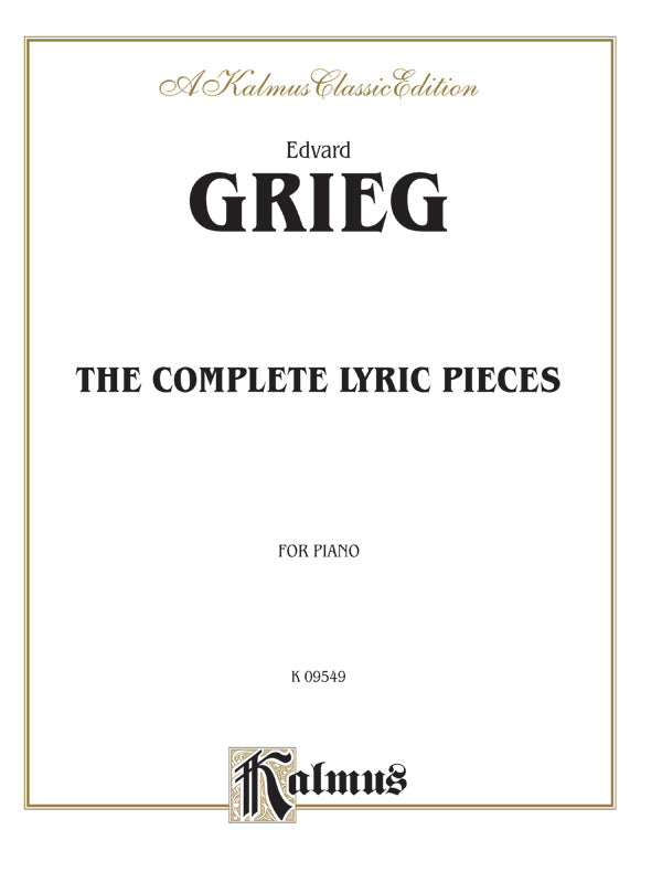 Grieg: Complete Lyric Pieces Sheet Music Preview