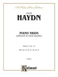 Trios for Violin, Cello and Piano, Volume I (Nos. 1-6, HOB. XV: 25, 26, 27, 28, 29, 24) Cover Image