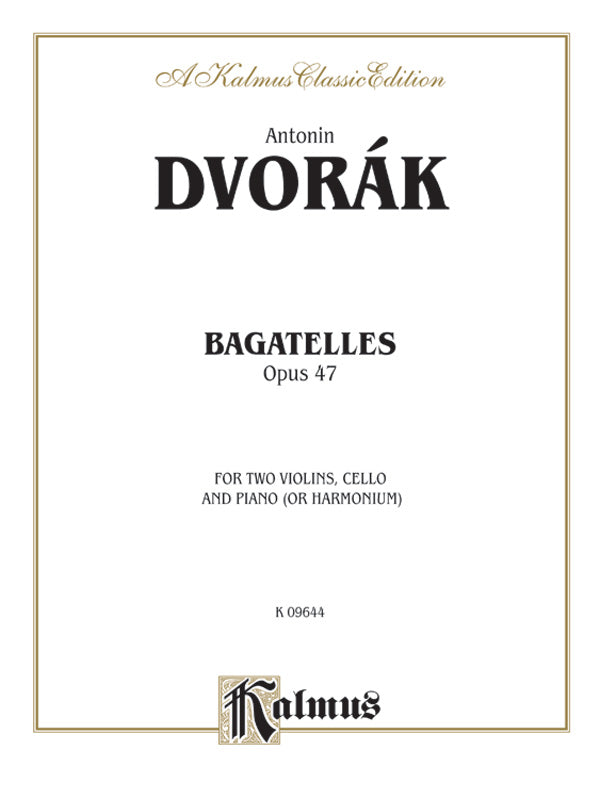 Bagatelles, Opus 47 Cover Image