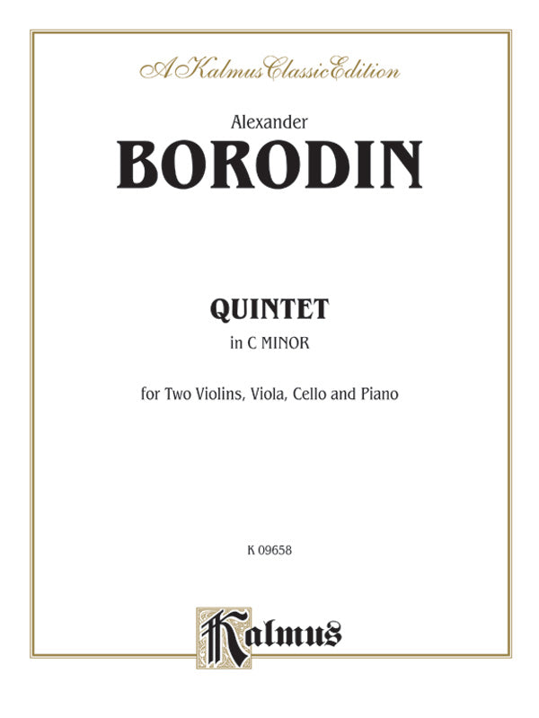 Borodin: Quintet in C Minor Sheet Music Preview