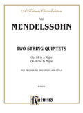 Two String Quintets, Opus 18 (A Major) & Opus 87 (B-flat Major) Cover Image
