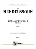 Piano Quartets No. 3 in B Minor, Opus 3 Cover Image