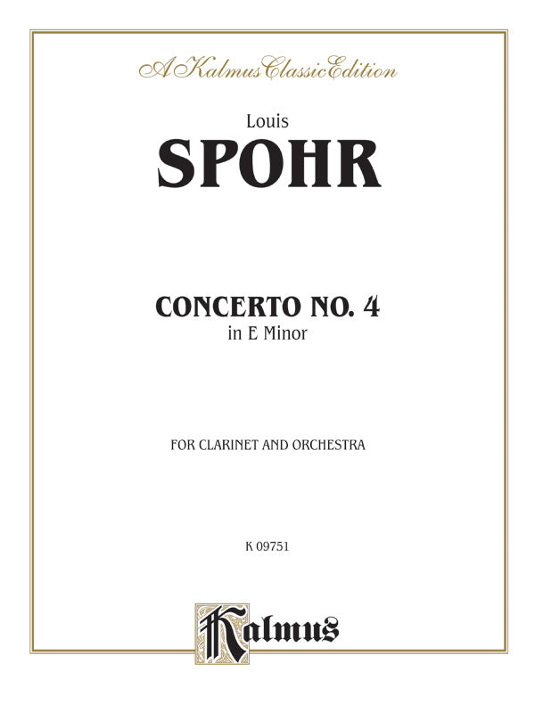 Spohr: Concerto No. 4 in E Minor Sheet Music Preview