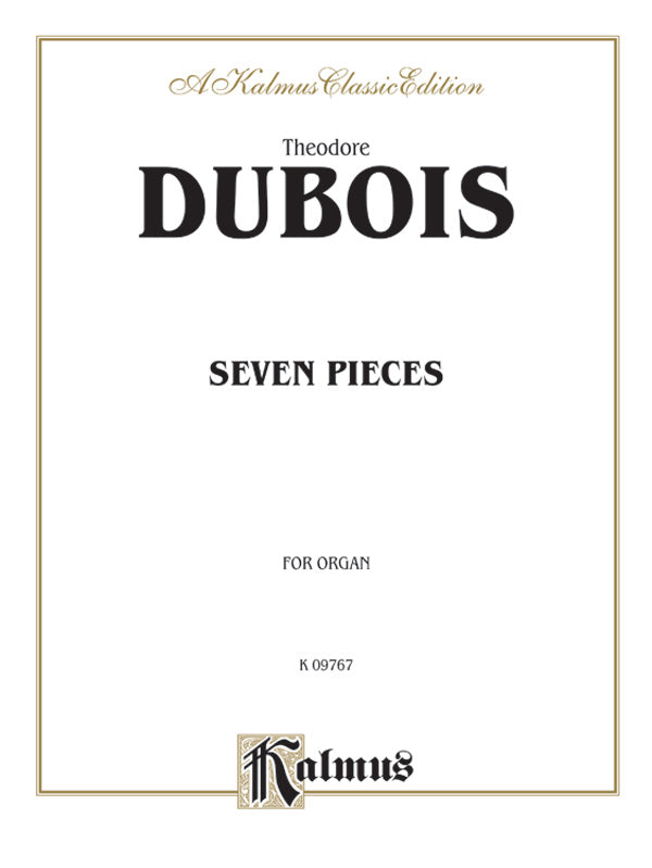Dubois: Seven Pieces for the Organ Sheet Music Preview