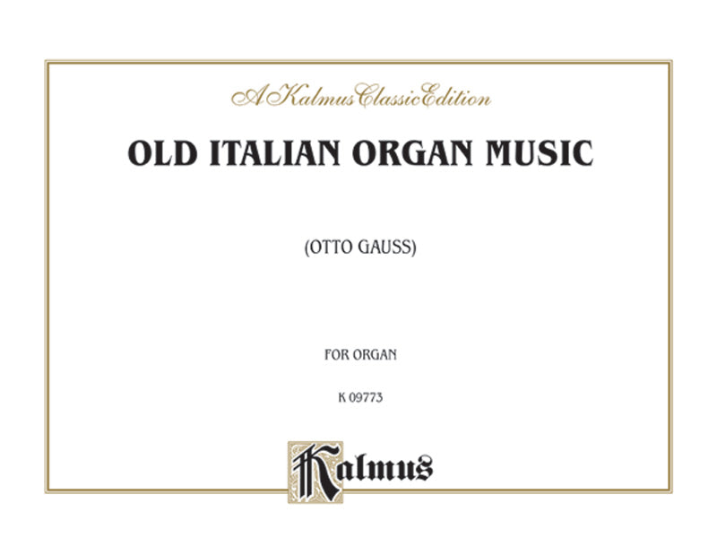 Old Italian Organ Music Cover Image