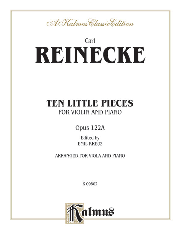 Reinecke: Ten Little Pieces (Petits Morceaux), Op. 122A Sheet Music Preview