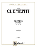 Piano Sonatas, Volume III (Nos. 13-18) Cover Image