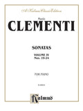 Piano Sonatas, Volume IV (Nos. 19-24) Cover Image