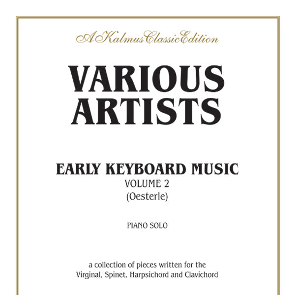 Early Keyboard Music, Volume II Cover Image