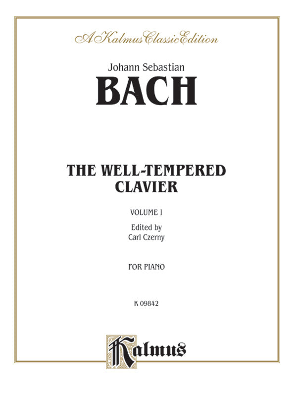 Bach: The Well-Tempered Clavier (Volume I) (Ed. Carl Czerny) Sheet Music Preview