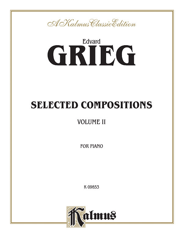 Grieg: Selected Compositions (Volume II) Sheet Music Preview