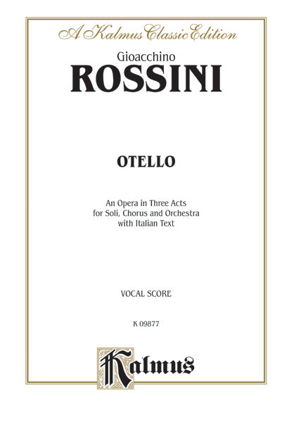 Otello - An Opera in Three Acts Cover Image