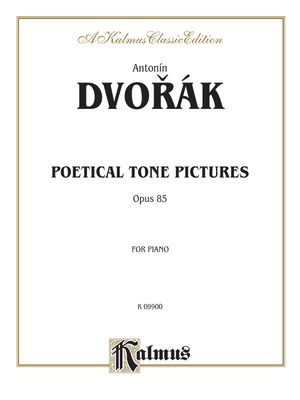 Dvorák: Poetical Tone Pictures, Op. 85 Sheet Music Preview