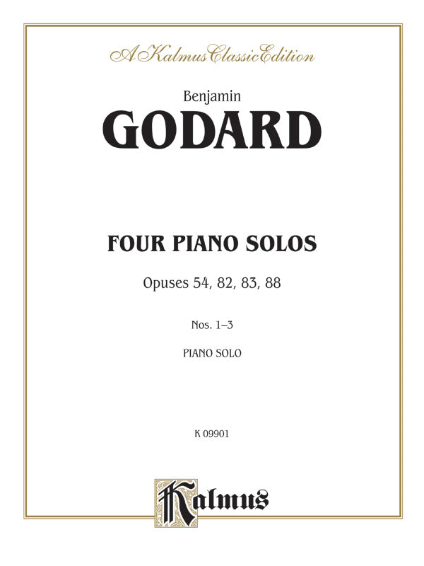Godard: Four Piano Solos Sheet Music Preview
