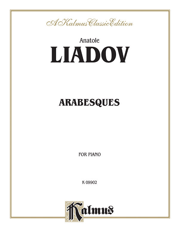 Liadov: Arabesques Sheet Music Preview