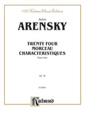 Twenty-Four Morceau Characteristiques, Opus 36 Cover Image