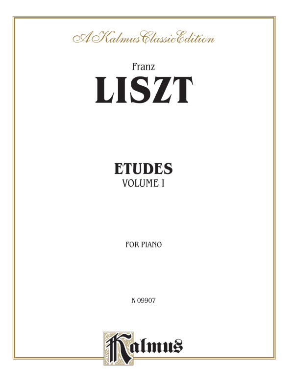 Liszt: Etudes (Volume I) Sheet Music Preview