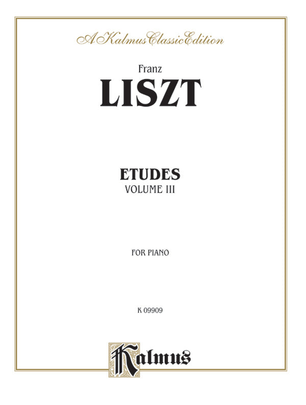 Etudes, Volume III Cover Image