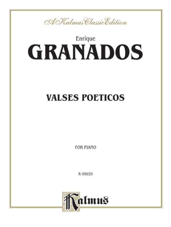Granados: Valses Poéticos Sheet Music Preview