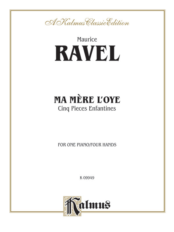 Ravel: Ma Mère l'oye (Mother Goose Suite) Sheet Music Preview