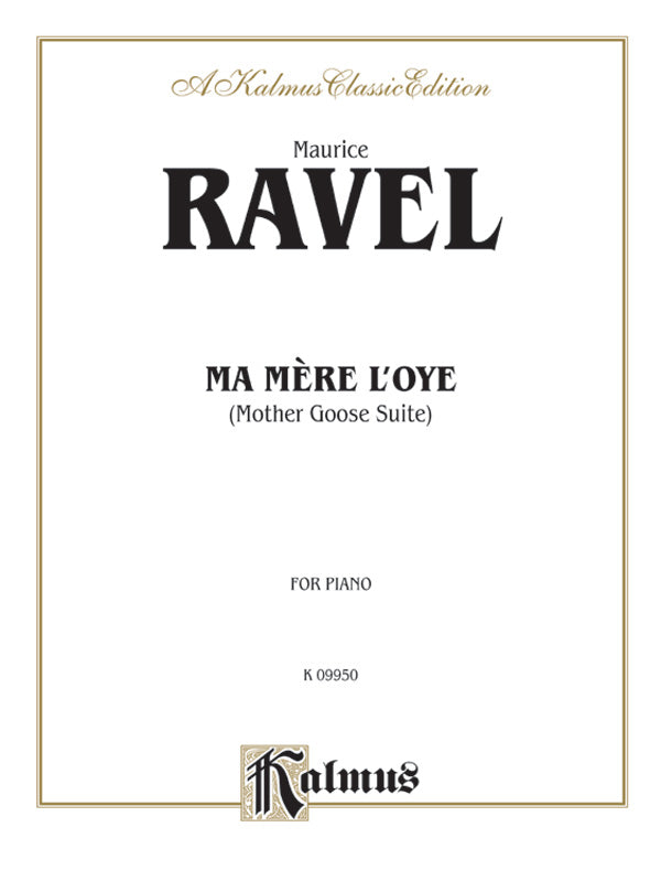 Ma Mère l'oye (Mother Goose Suite) Cover Image