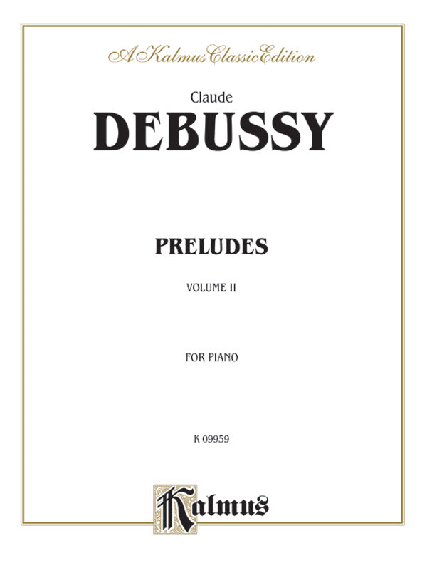 Debussy: Preludes (Volume II) Sheet Music Preview