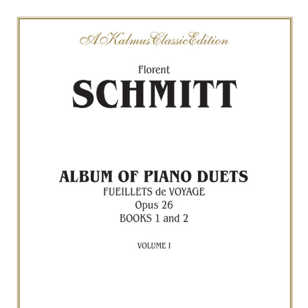 Album of Piano Duets, Volume I Cover Image