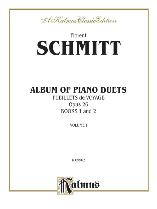 Album of Piano Duets, Volume I Cover Image