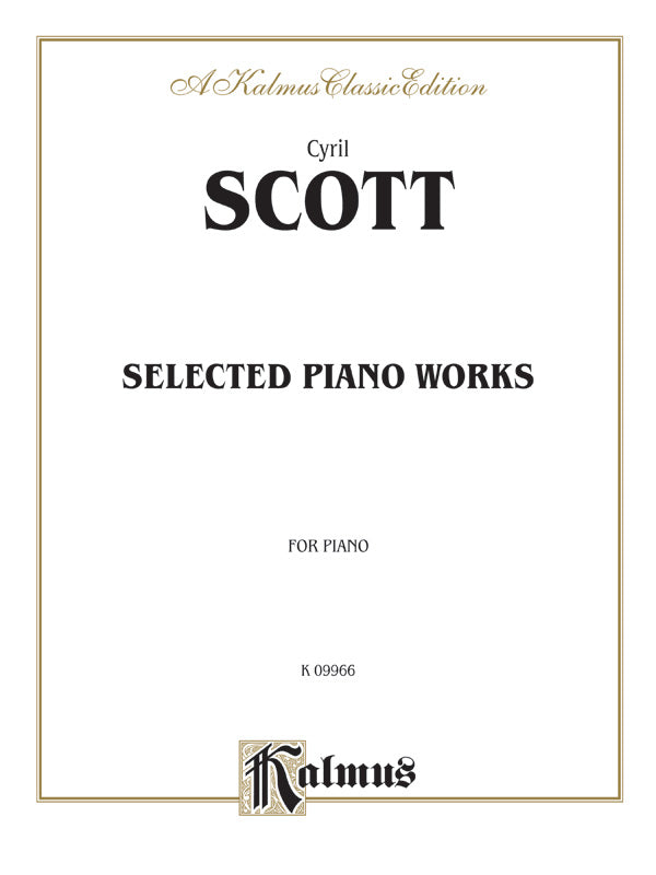 Scott: Selected Piano Works Sheet Music Preview