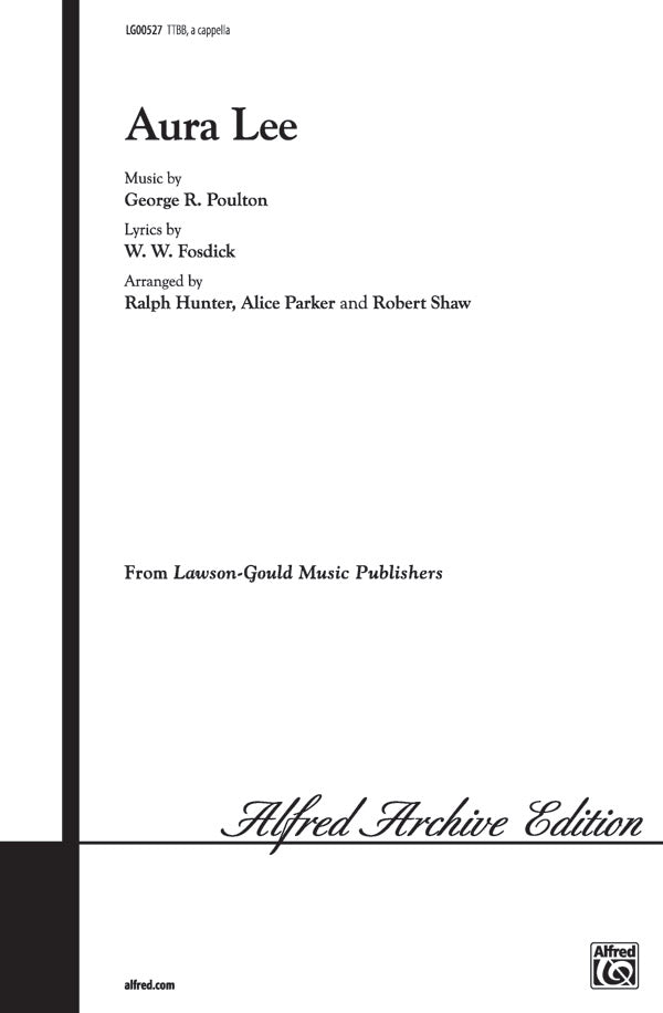 Aura Lee Sheet Music Preview