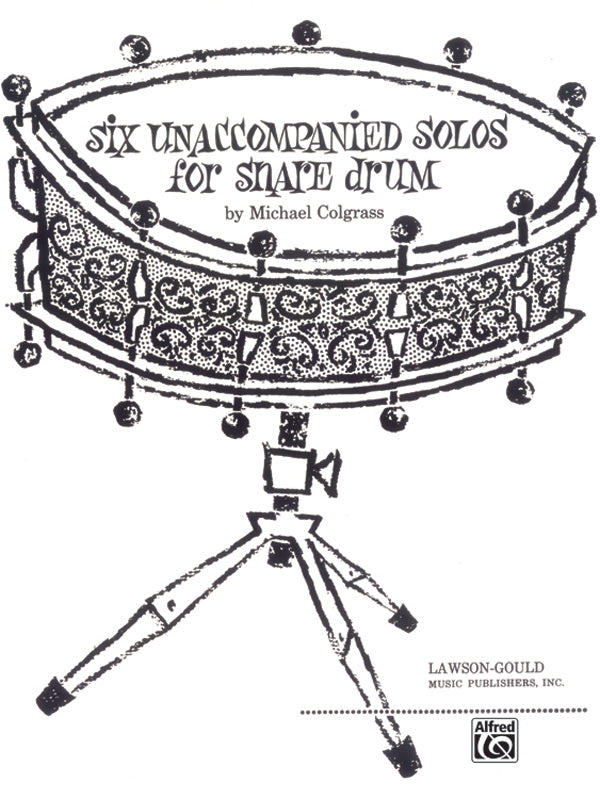 Six Unaccompanied Solos for Snare Drum Cover Image