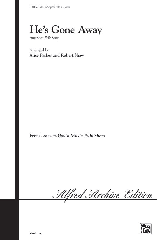 He's Gone Away Sheet Music Preview