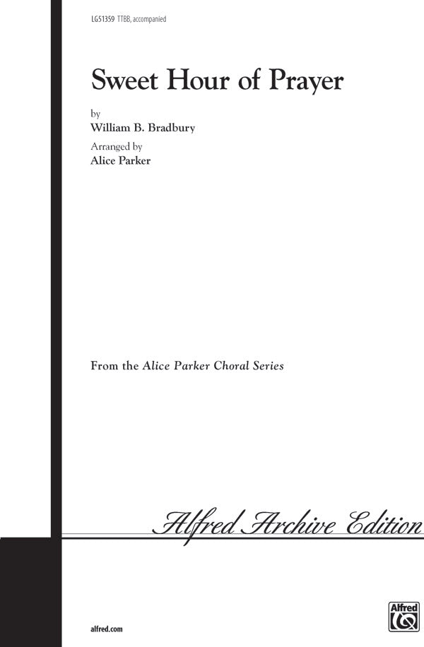 Sweet Hour of Prayer Sheet Music Preview