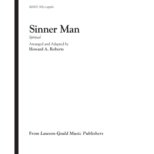 Sinner Man Sheet Music Preview