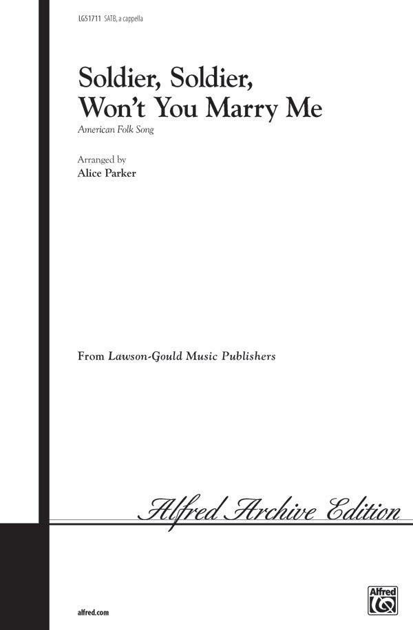 Soldier, Soldier, Won't You Marry Me? Cover Image
