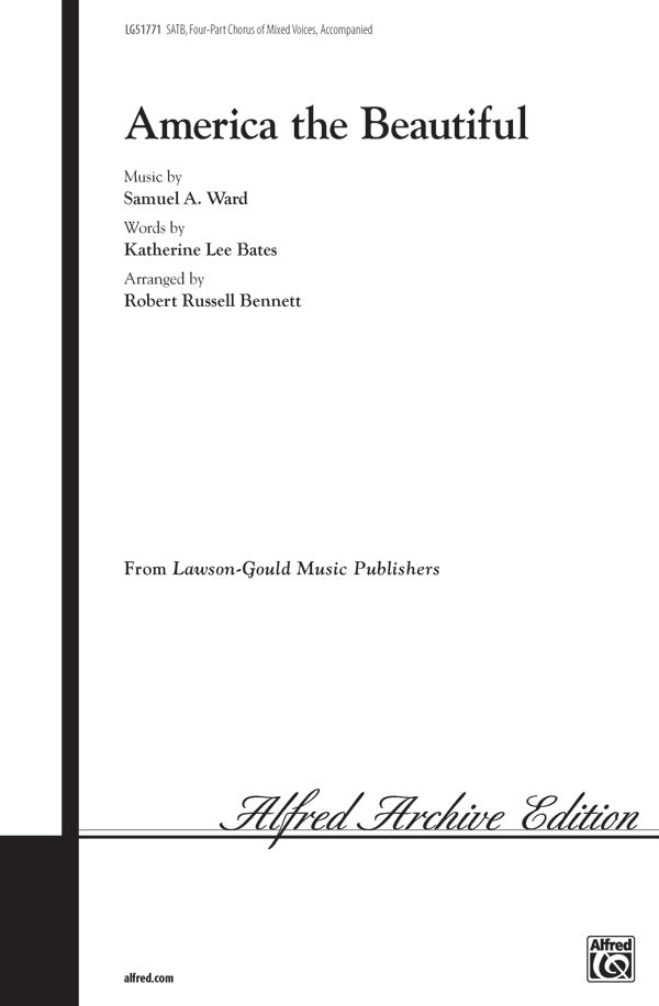 America, the Beautiful Sheet Music Preview