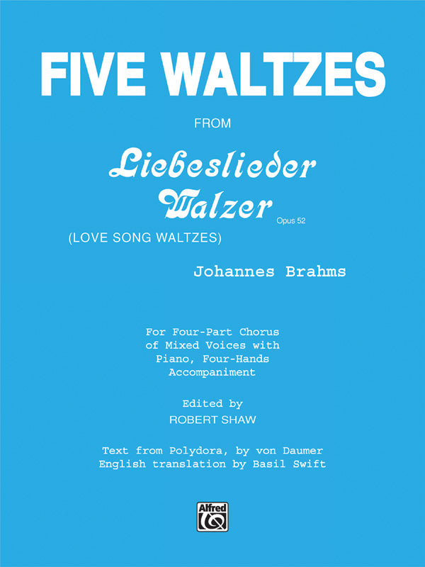 Five Waltzes (from <I>Liebeslieder Walzer</I>) Cover Image