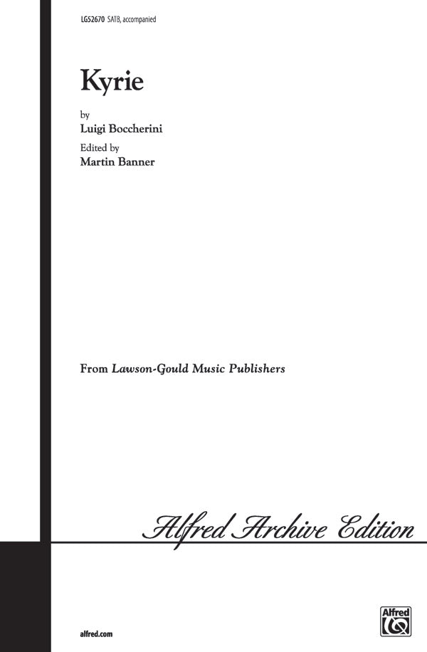 Kyrie Sheet Music Preview