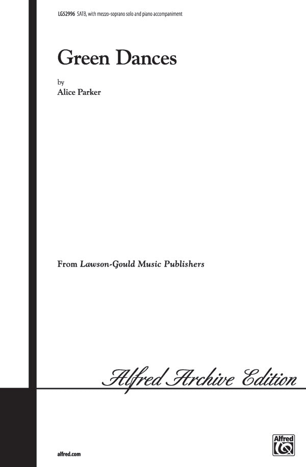Green Dances Sheet Music Preview