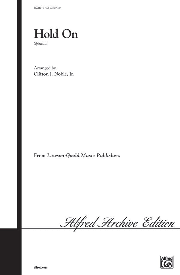 Hold On Cover Image
