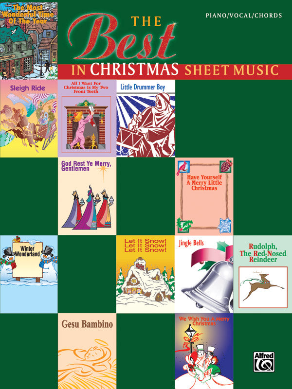 The Best in Christmas Sheet Music Cover Image