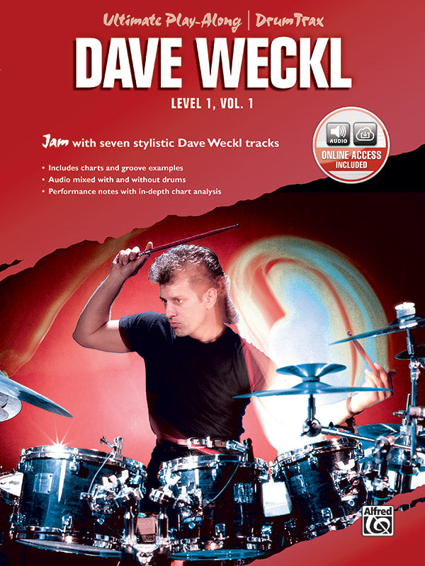 Ultimate Play-Along Drum Trax: Dave Weckl, Level 1, Volume 1 Cover Image