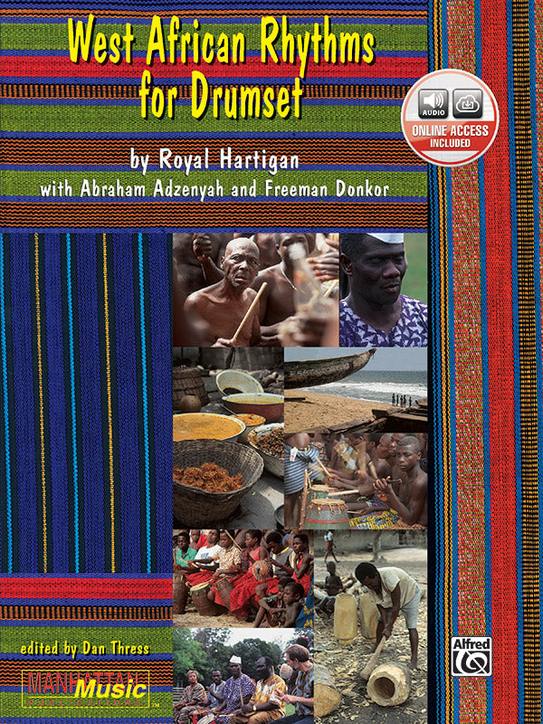 West-African Rhythms for Drumset Cover Image