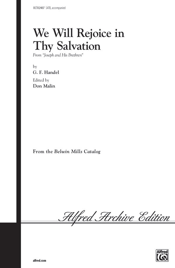 We Will Rejoice in Thy Salvation Cover Image