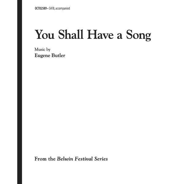 You Shall Have a Song Sheet Music Preview