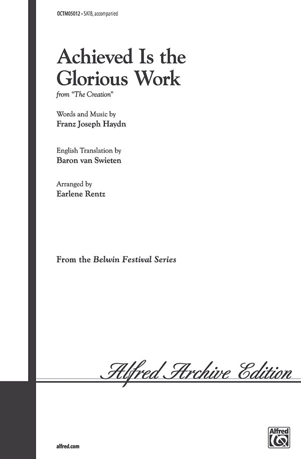Achieved Is the Glorious Work Sheet Music Preview