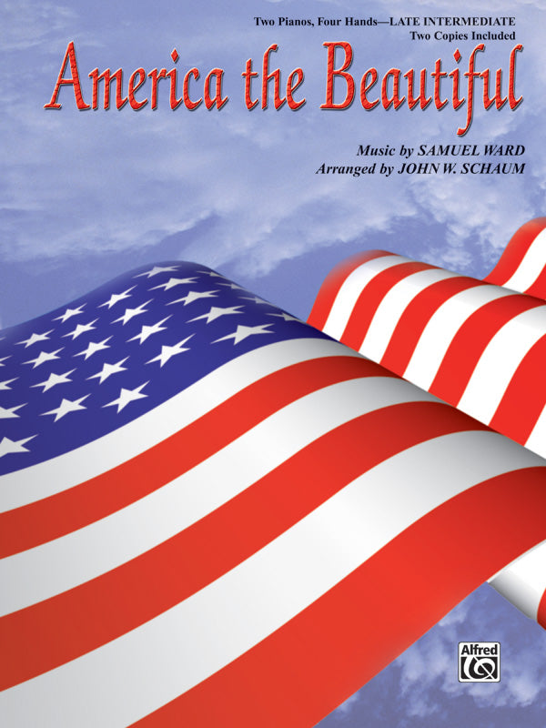 America the Beautiful - Piano Duo (2 Pianos, 4 Hands) Sheet Music Preview