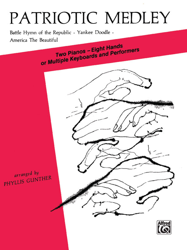 Patriotic Medley - Piano Quartet (2 Pianos, 8 Hands) Sheet Music Preview