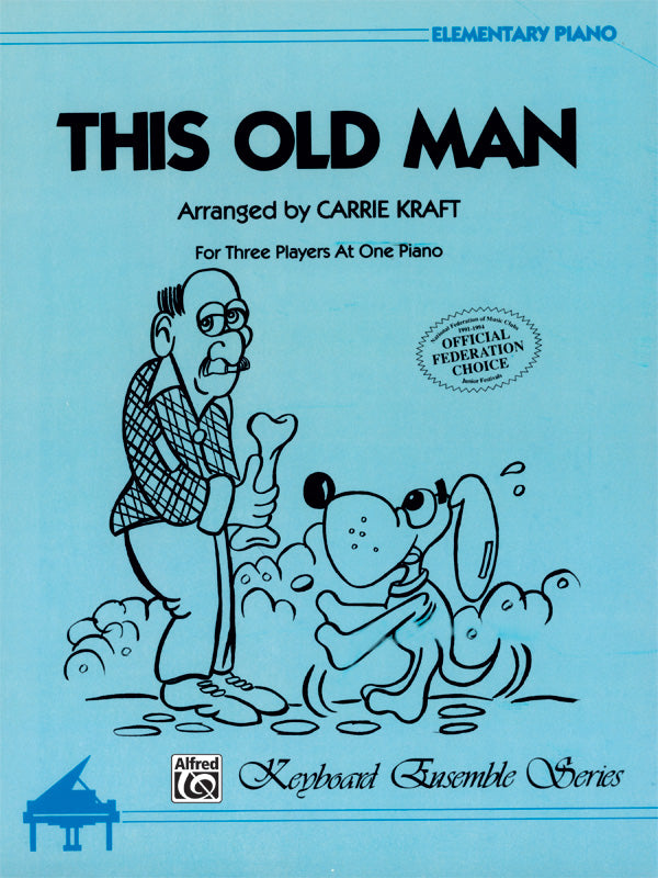 This Old Man - Piano Trio (1 Piano, 6 Hands) Sheet Music Preview